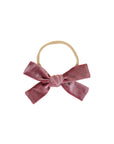 Velvet Bow Headband