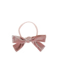 Velvet Bow Headband