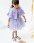 Purple Bloom Dress Set