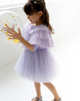 Purple Bloom Dress Set