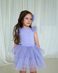 Purple Bloom Tutu Set