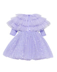 Shiny Lilac Dress Set