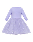 Shiny Lilac Dress Set