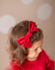 Velvet Bow Headband